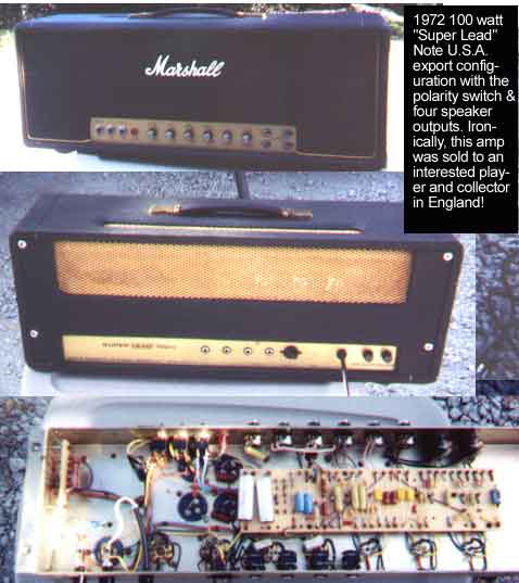 The History of the Legendary Marshall 100-watt Plexi Head 