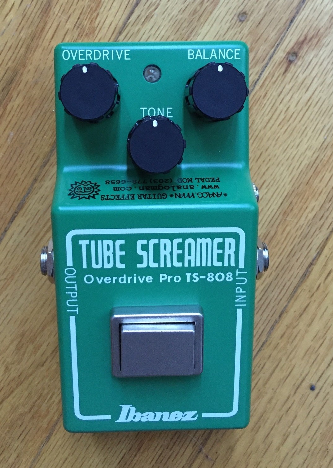 Legendary Tones - Analogman Mods Our Favorite Reissue Tube Screamer: The  35th Anniversary TS-808