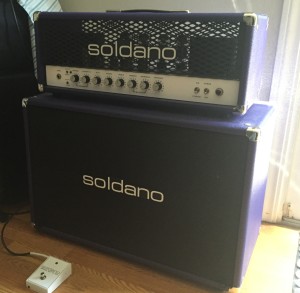 Purple Soldano SLO with matching 2x12 cabinet